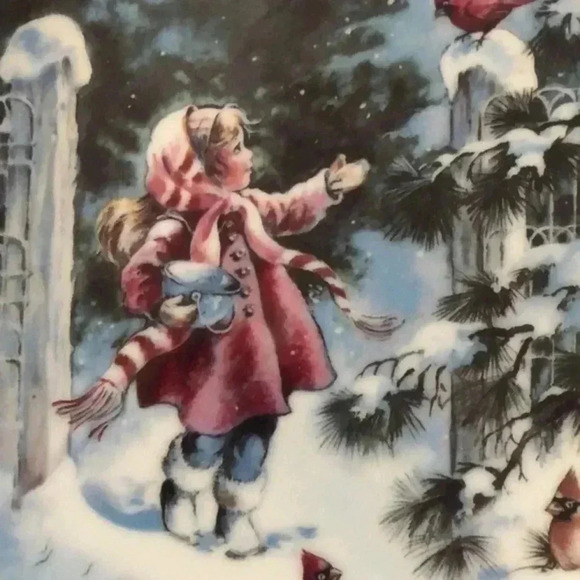 Winter concert collector plate the Edwin M Knowles china‎ co - Picture 4 of 5